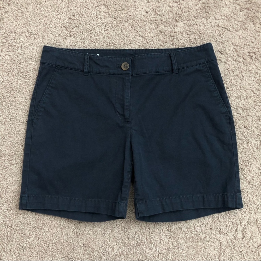 Talbots Navy The Weekend Chino Short Womens 2P